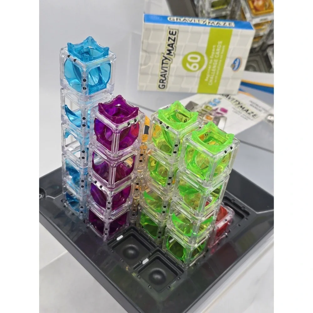 ThinkFun‎ Gravity Maze - Falling Marble Run Logic Game - STEM Toy Ages 8+